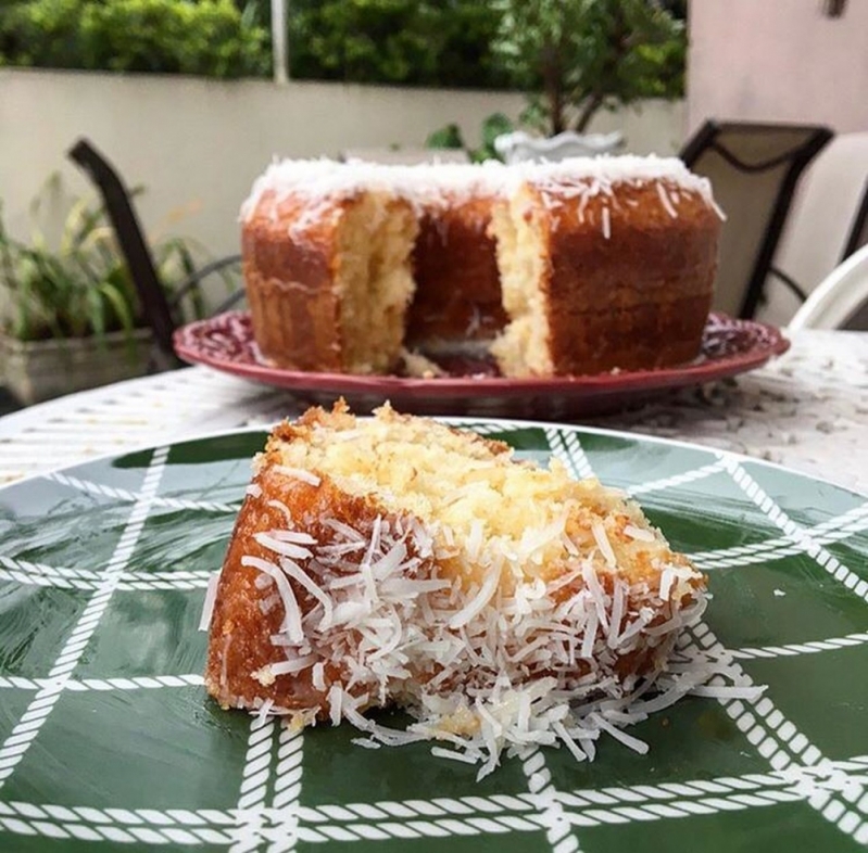 Bolo Natural de Coco Valor Morumbi - Bolo Natural de Chocolate