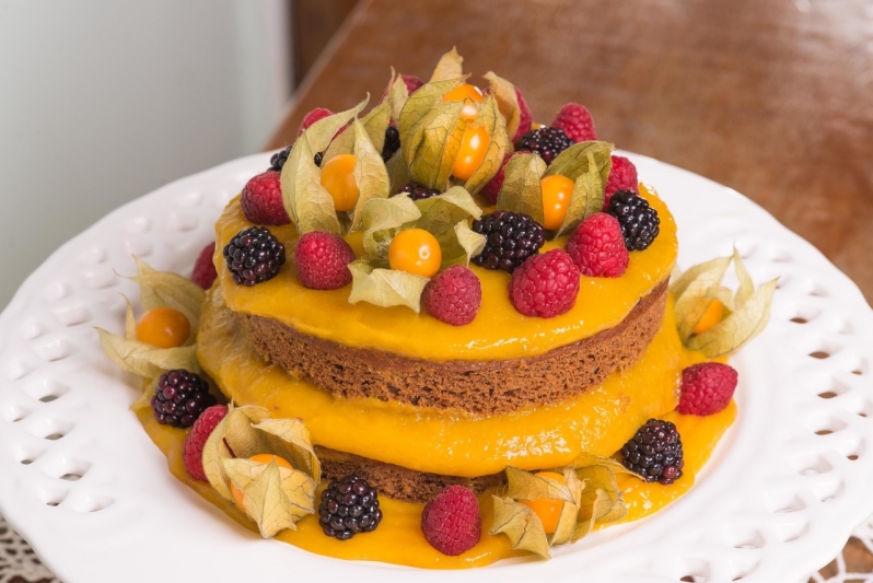 Compra de Naked Cake sem Lactose Jardim Paulista - Naked Cake sob Encomenda